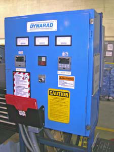 Used control panel for Dynarad model EC-1500, electric crucible furnace Used control panel for Dynarad model EC-1500, electric crucible furnace