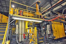 Buhler 1800 ton cold chamber diecasting machine cell with Gerlieva Sprayer & ABB Robot Buhler 1800 ton cold chamber diecasting machine cell with Gerlieva Sprayer & ABB Robot