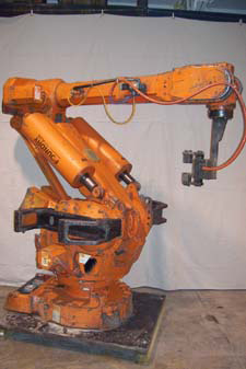 ABB IRB 6400, six axis servo operated extractor robot for die casting machines ABB IRB 6400, six axis servo operated extractor robot for die casting machines