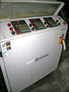 Used Mokon three zone, 24 KW per zone hot oil temperature controller unit Used Mokon three zone, 24 KW per zone hot oil temperature controller unit