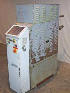 Mokon second hand single zone, 24 KW hot oil die temperature control unit Mokon second hand single zone, 24 KW hot oil die temperature control unit