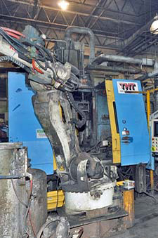 THT used cold chamber high pressure aluminum die casting machine with automation