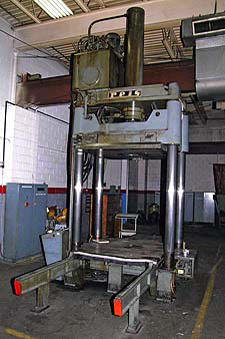 Reis second hand four post hydraulic die tryout and spotting press