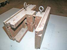DME 10 x 12 standard duty, double unit, used cold chamber master unit die set