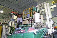Prince 1651 CCA 1600 ton second hand cold chamber aluminum high pressure die cast machine with ABB automation