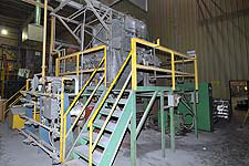 Used Modern Equipment Co Inc 3000 lb/hr aluminum melting and holding furnace