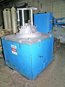 Striko-Dynarad 400 lb/hr electric mag melting/holding furnace Striko-Dynarad 400 lb/hr electric mag melting/holding furnace