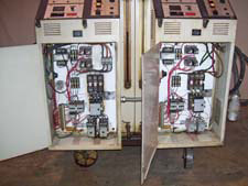 Sterlco Sterling model S9026-J1, second hand two zone hot oil temperature control control unit Sterlco Sterling model S9026-J1, second hand two zone hot oil temperature control control unit