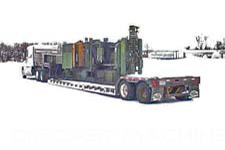 Used Italpresse IP 700 cold chamber aluminum die cast machine after loading for shipment to India
