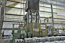 Second hand Modern Equipment Company Inc used tower furnace, relined in 2009