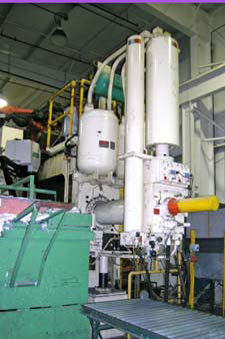 Prince 2057 CCA, aluminum high pressure cold chamber fully automated die casting machine cell