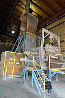 Modern Equipment Company Inc used shaft type (tower) melting-holding furnace