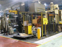 Buhler Evolution SC-84 D Die Cast Machine - Steve Cochran Inspecting
