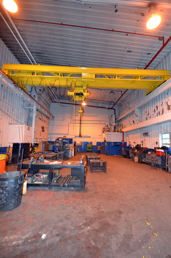 Tool Room Bridge Crane and Die Repair Area