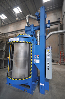 Wheelabrator Spinner Hanger Shot Blast Machine